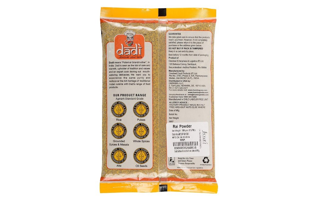Dadi Rai Powder    Pack  100 grams